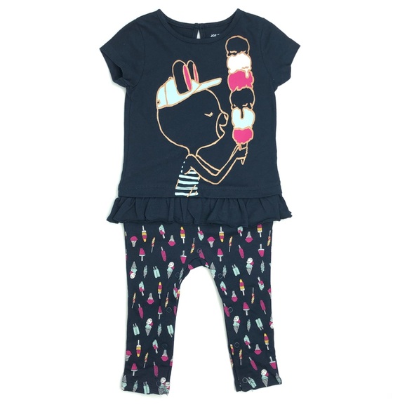 JOE FRESH | Short Sleeve Jumpsuit for Baby Girl - Picture 1 of 8